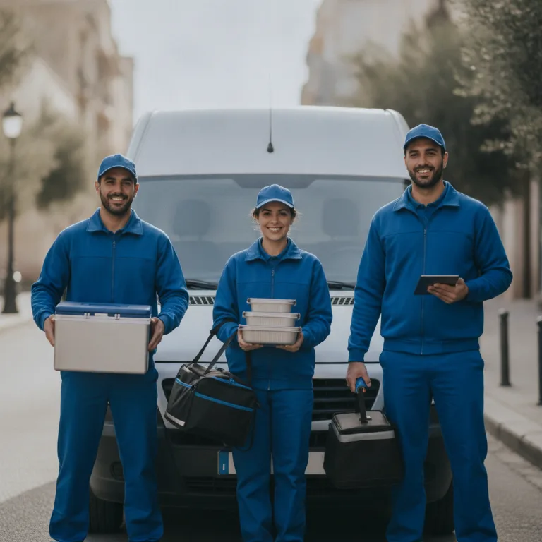 Entrega de Comidas equipo en Vilanova i la Geltru